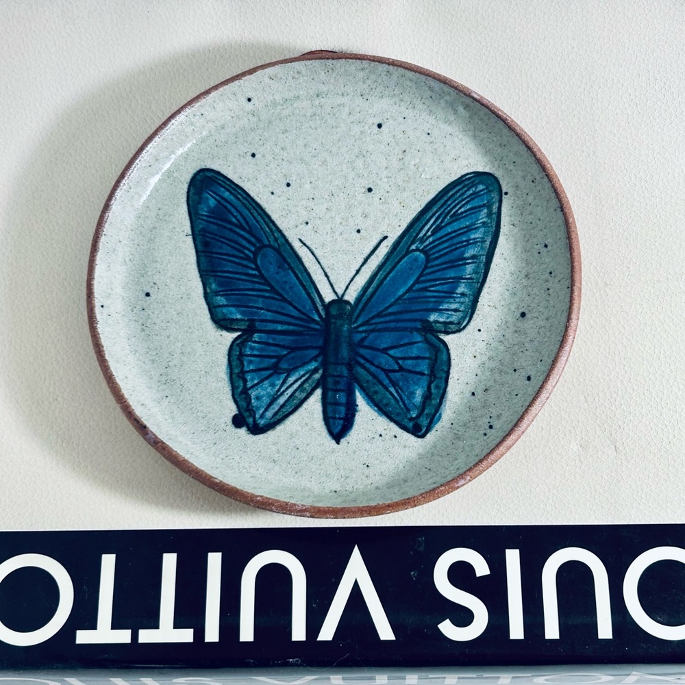 Creative Co-op Butterfly 🦋 Stoneware Dish